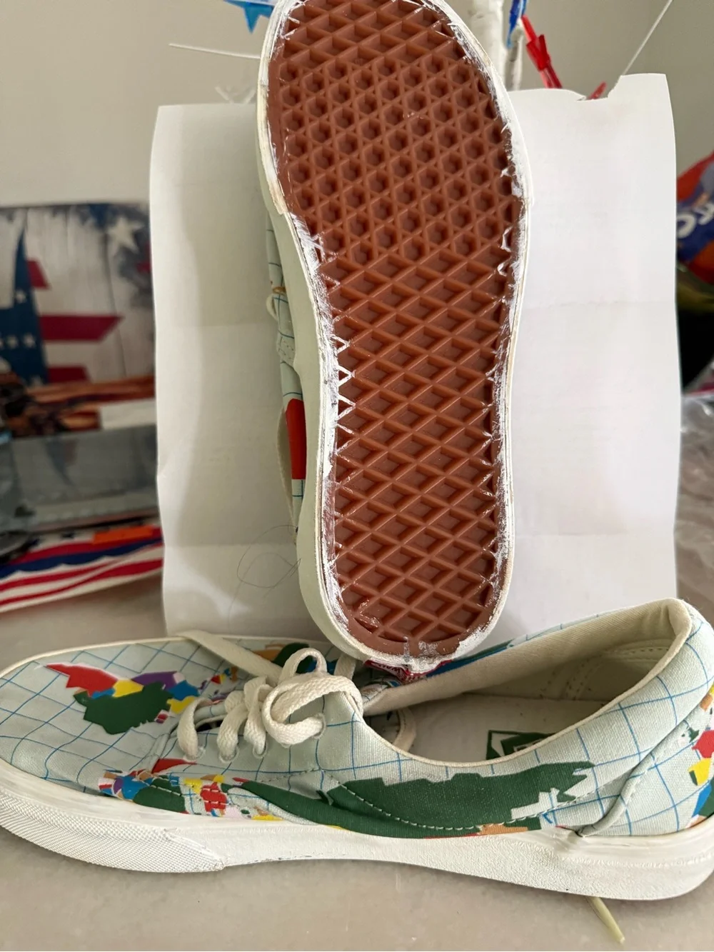 Vans Save Our Planet World Map sneakers